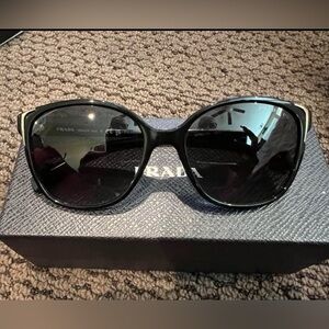 Prada Elegant Black Sunglasses for Women Style SPR 010